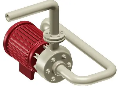 Water Pump Toy 3D model