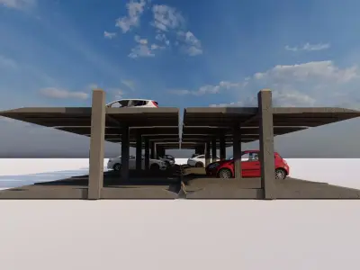 Parking-Parking Lot 3D model