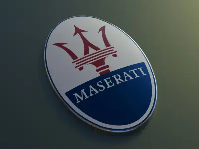 MASERATI Logo 3D model