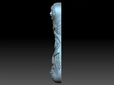The handle 3D print model