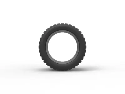 Offroad tire 16 Scale 1 to 10 3D print model
