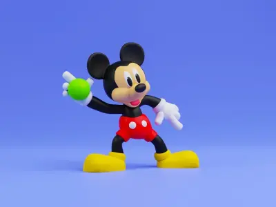 Mickey Mouse 3d print model 3D print model