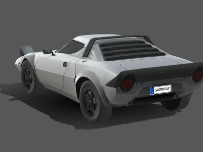 Lancia Stratos 1974 3D model