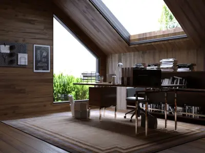 INTERIOR SCENES DESIGN PACK  30 PCS 3D model