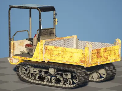 ZBL Mini Truck - Unreal Engine Project 3D model