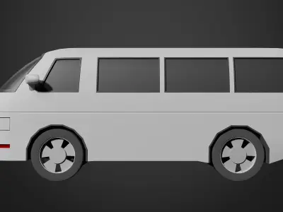 Simple van 25v07 3D model