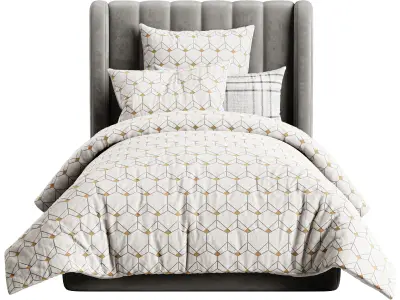 Avalon Platform Bed 3D model