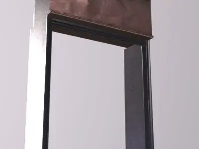 Shopfront Brooklyn Window Low-poly 3D model