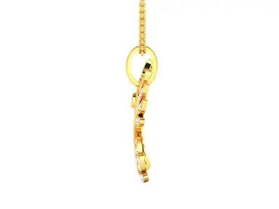 Women Pendant 3DM STL OBJ FBX Render Details 3D print model 11