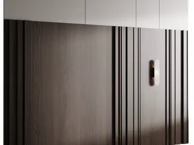 Wall panel 3D model purchase