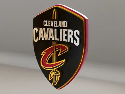 NBA Cleveland Cavaliers Logo 3D model