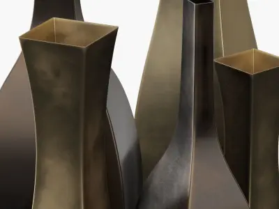 Rocco and Lolita vases 3D model