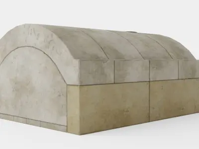 Trysil wood-fired oven Low-poly 3D model