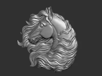 Horse Head 3D print model