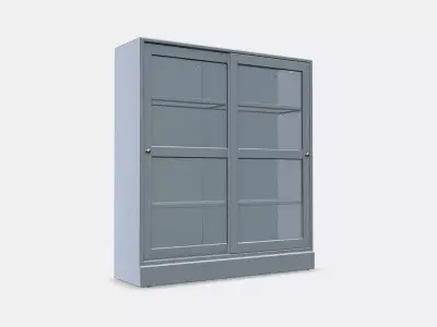 HAVSTA Glass-door cabinet with plinth 1 Low-poly 3D model