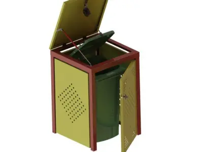 box-for-garbage-cans 3D print model