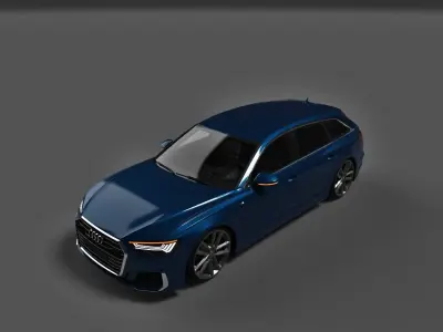 Audi A6 2019 3D model