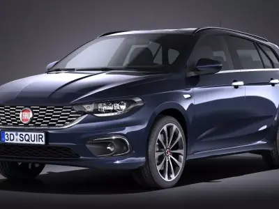 Fiat Tipo Station Wagon 2017 3D model