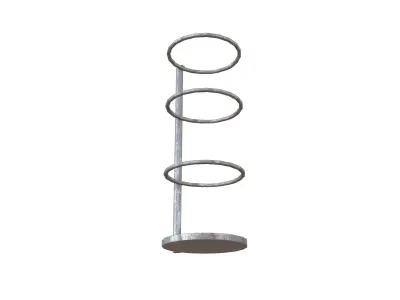 Modern Design Umbrella Stand v1 004 Low-poly 3D model