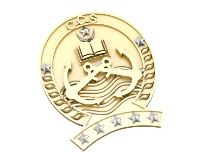 CSS MEDAL PENDANT 3D PRINTABLE MODEL 3D print model