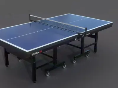 Ping pong table 3D model