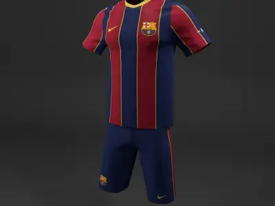 Football Jersey 3D model