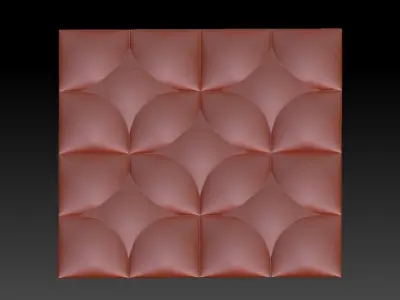 3D WALLPANEL 600MM x 600MM 3D model