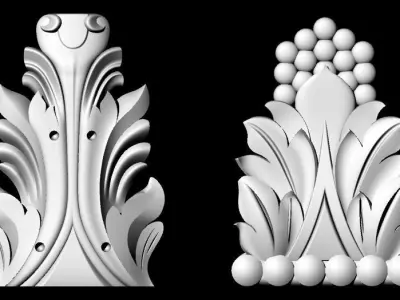 Pole Ornament Collection 3D model