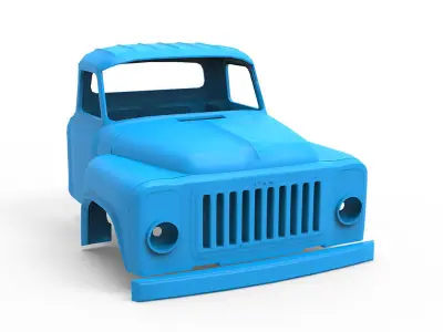 GAZ-53 jeep wrangler 3D print model