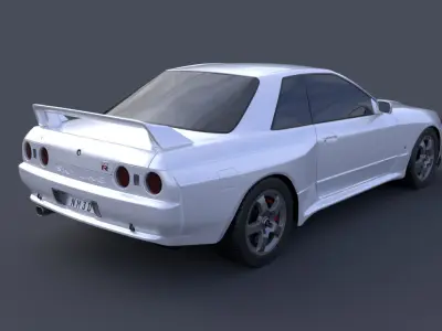 Nissan Skyline GTR R32 3D model