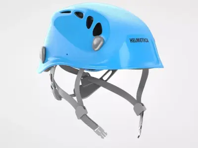 Bike Helmet Low-poly 3D model