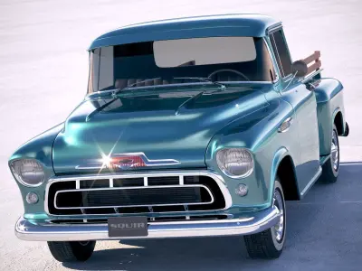 Chevrolet Pickup CG 1957 vray 3D model