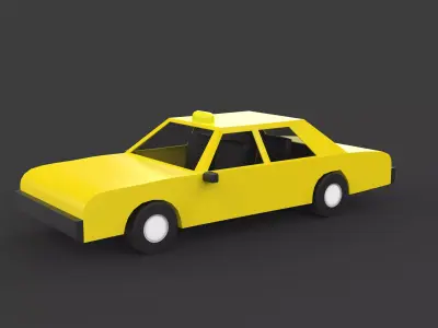 taxi 3d model 3D model