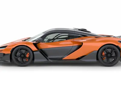 McLaren W1 2025 3d Model 3D model
