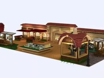 Exhibition - Area -10X24-3DMAX2009-08 3D model