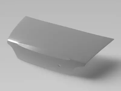 S2000 AP2 Trunk Exterior Surface Model - 3D Laser-Scanned 3D model