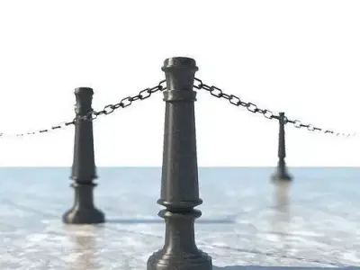 cover three fence posts Free 3D model