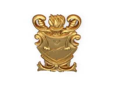 Classic decor ornament 320 3D model