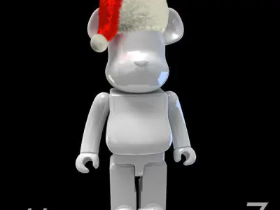 Christmas Bear Brick 3D model