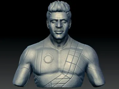 shahrukh khan Ra one busht 3d print model 3D print model