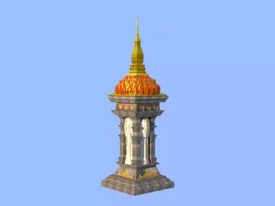 3D Model of Southeast Asian 3D model purchase