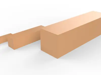 Living Room Rack with 3 Different Sizes 3D print model