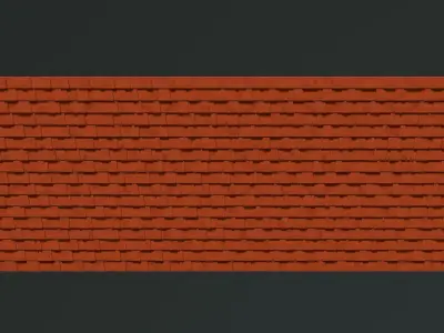 Roof tiles 2404 3D model