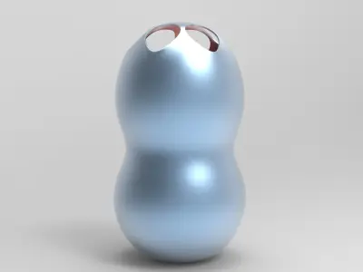 Zon Vase Low-poly 3D model