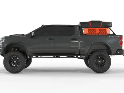 Chevrolet Silverado ZR2 BISON 2024 3D model