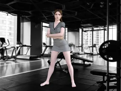 Fit Valerie for Genesis 8 Female 3D model