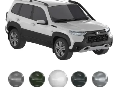 Lada Niva Travel Off-road 3D model