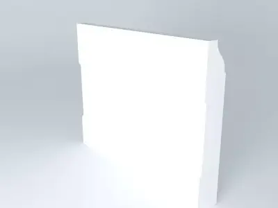 Plain base molding Free 3D model