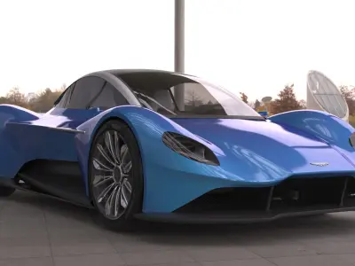 Aston Martin Vanquish Vision 2019 3D model