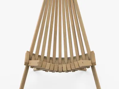 Tamarack chair 3D model